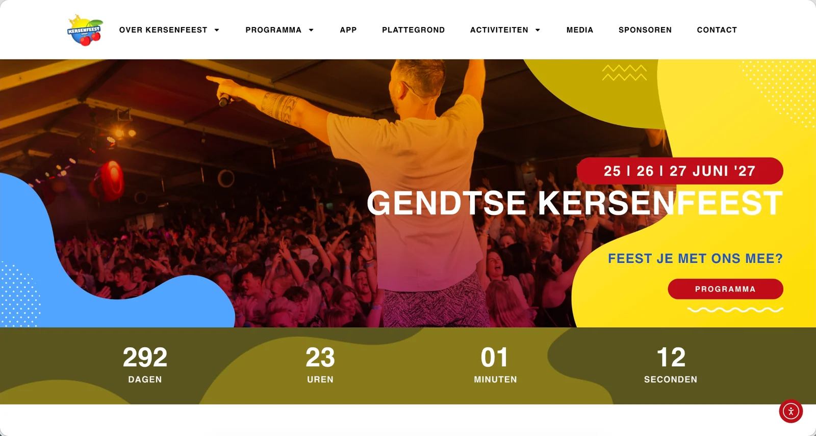 Website van het Gendtse Kersenfeest